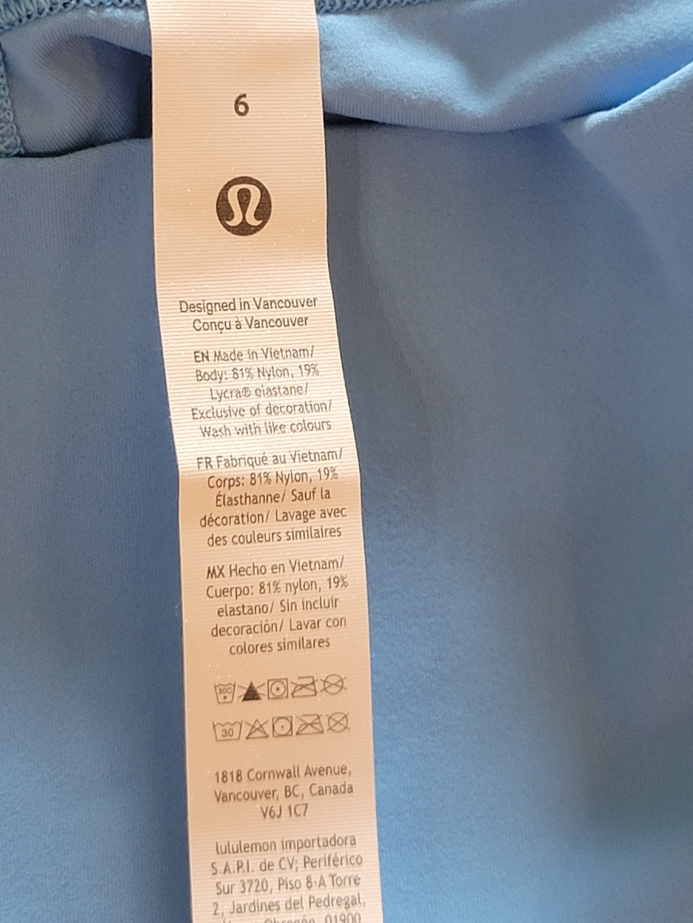 lululemon athletica Bright Blue High-Rise Leggings - Picture 3 of 4